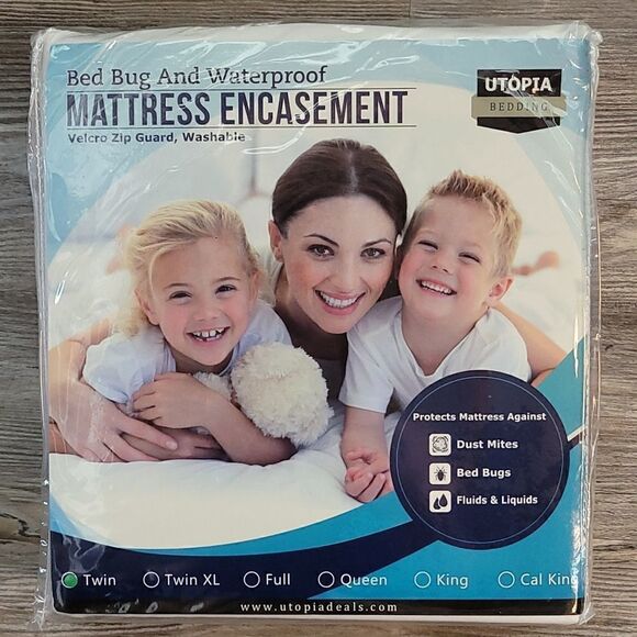 New Utopia Bedding Mattress Encasement - Twin - Picture 1 of 4